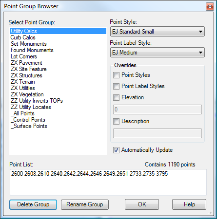 PGBrowser Dialog box