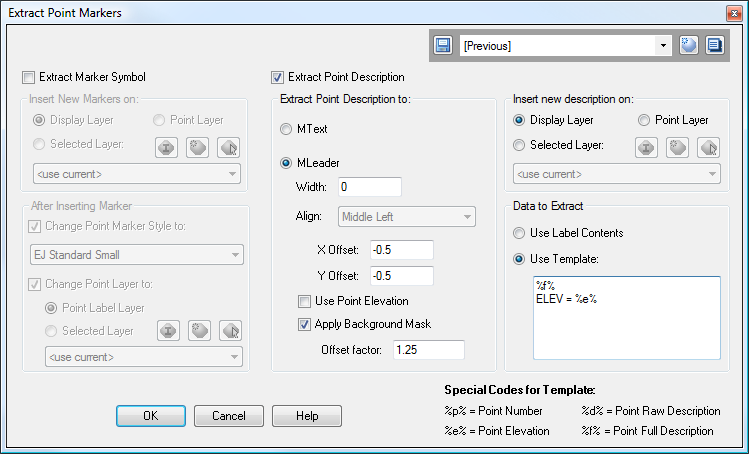 MarkerExtract example3 settings1