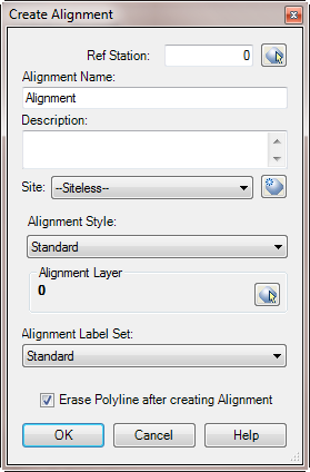 Create Section Alignment Lines Settings