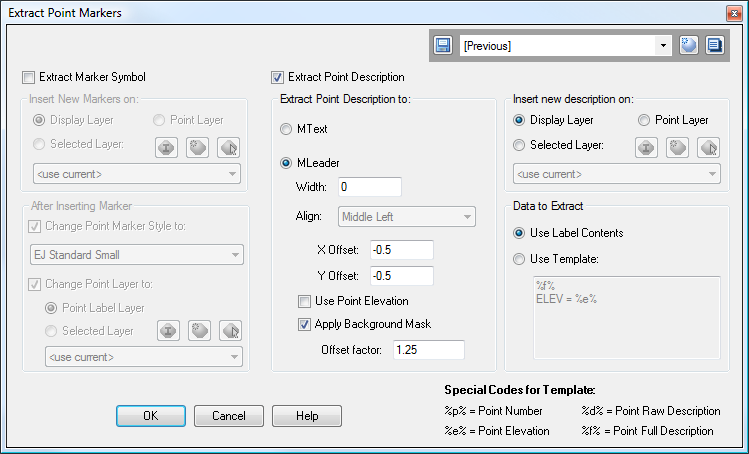 MarkerExtract example3 settings2