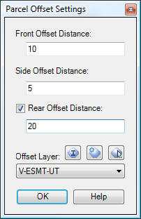 ParcelOffset Settings